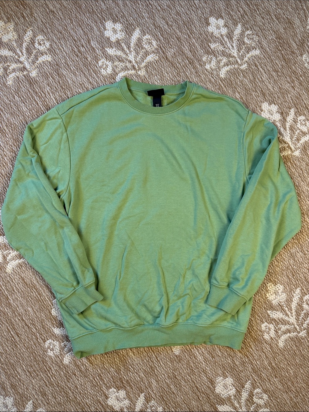 H & M Green relaxed fit Crewneck Sweatshirt